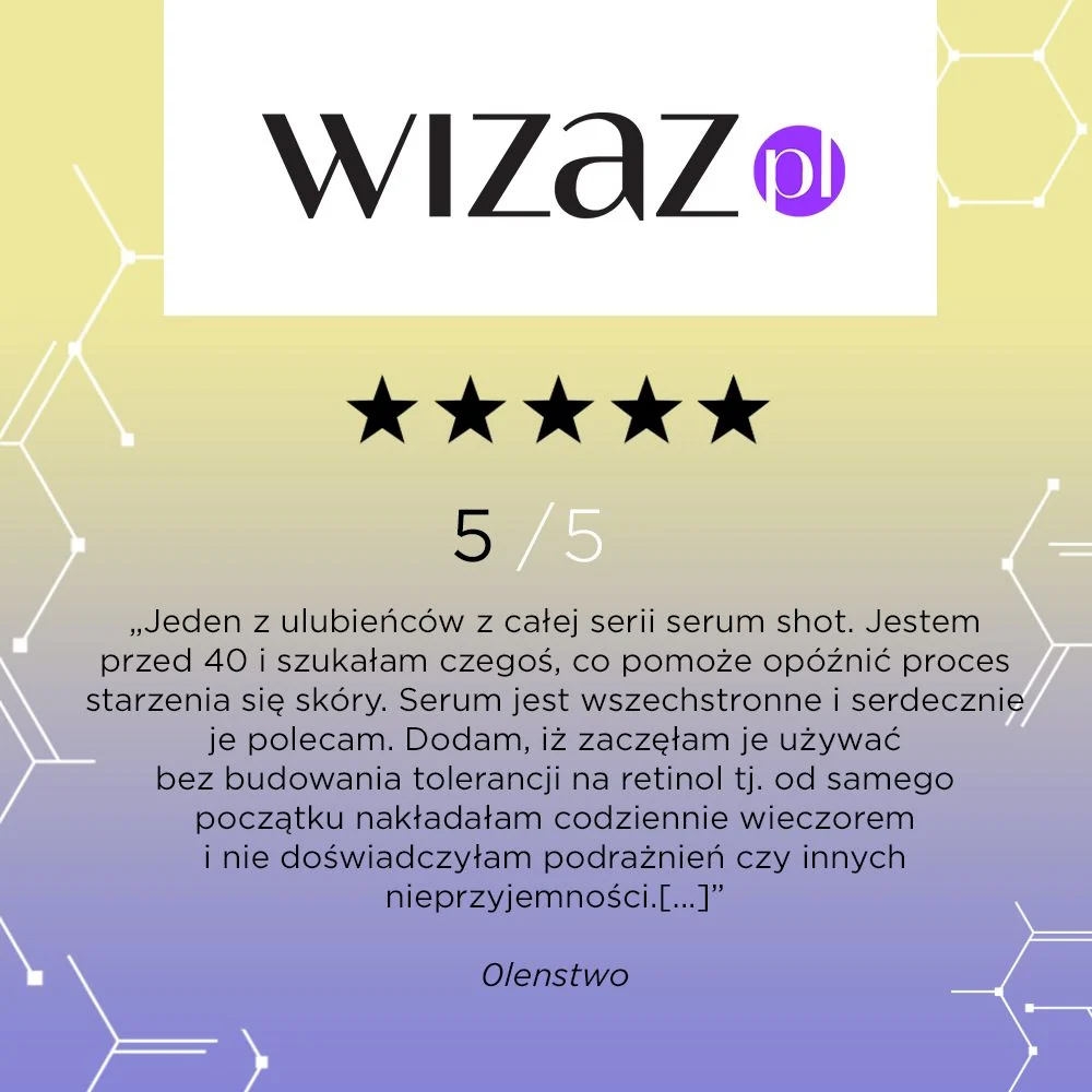 Serum Shot Kuracja przeciwzmarszczkowa z 0,2% retinolu na twarz, szyję i dekolt - Image 7