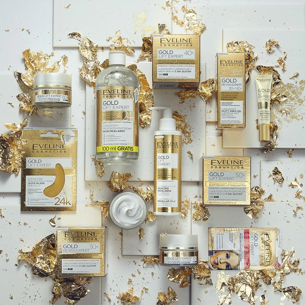 Luksusowy odmładzający krem-serum z 24k złotem 60+ - Image 6