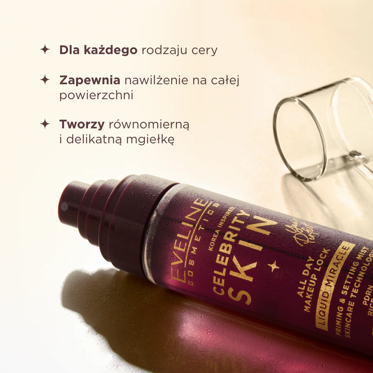 Mgiełka utrwalająco-pielęgnująca do makijażu Liquid Miracle - Image 5
