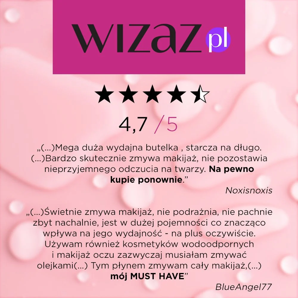 Profesjonalny płyn micelarny do demakijażu twarzy, oczu i ust 3w1 - Image 5