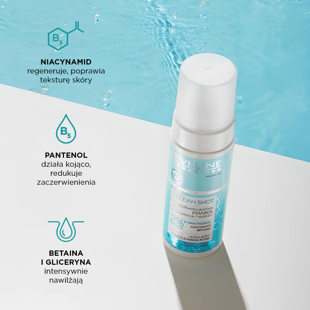 Clean Shot Ultradelikatna pianka do mycia twarzy - Image 5