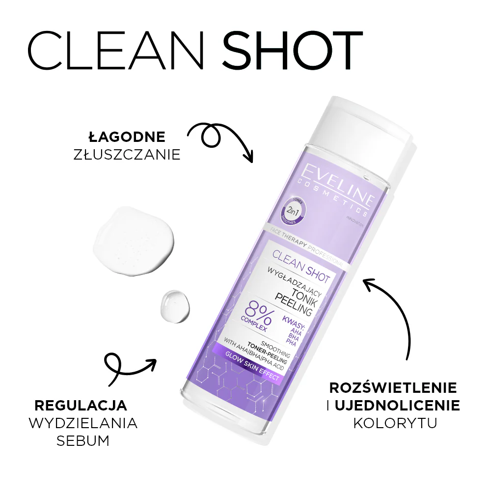 Clean Shot Wygładzający tonik-peeling - Image 2